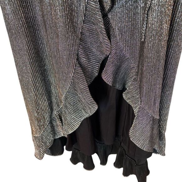 Sugarlips Women's Marly Shimmer Abelia Hi Low Wrap Dress size Small - Picture 7 of 16